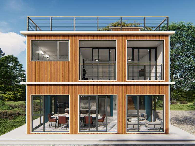 China Amazing Modern Custom Design Shipping Container Homes factory and ...