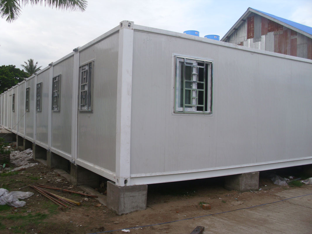 China Prefabricated Container Labor Camp uye Hofisi. fekitari ...